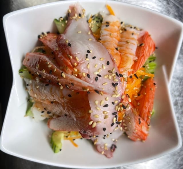 Seafood Sunomono.